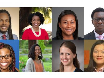 Two rows of four photos each, showing the 2024 DREAM Scholars.