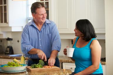 couple cooking