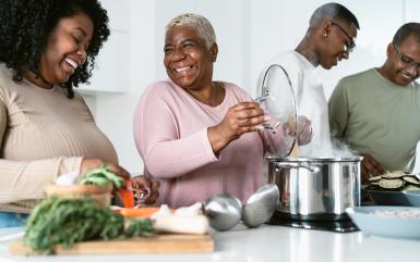 people cooking